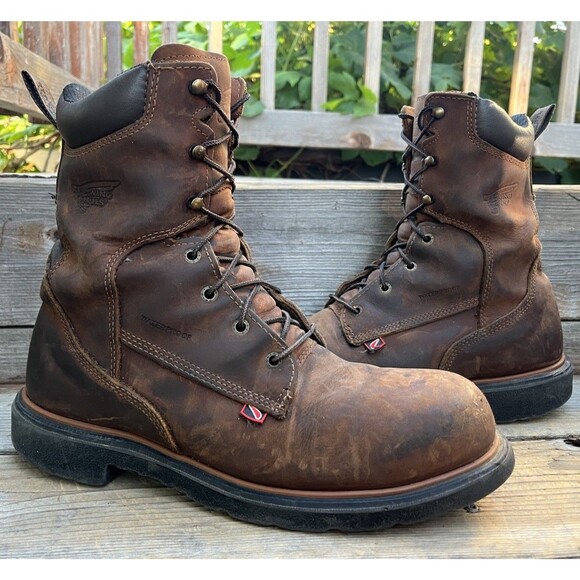 Red Wing Dynaforce 4200 Men\'s 11.5 Waterproof Safety Toe Leather Work Boots